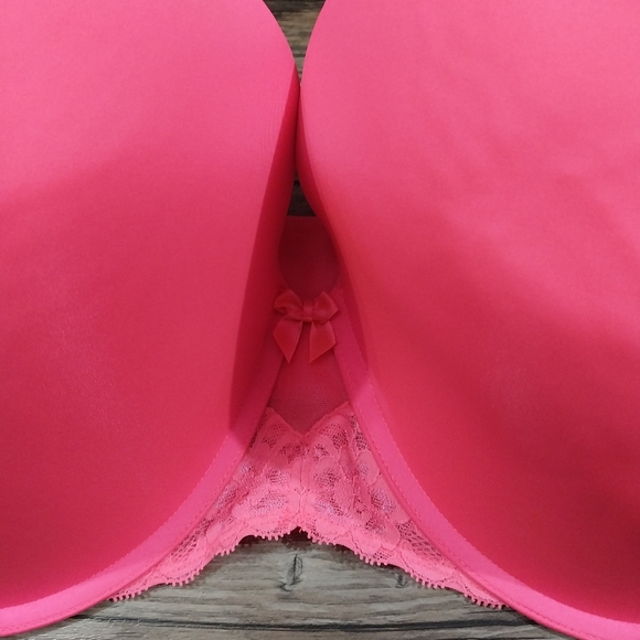 Torrid Curve 360 Back Smoothing Push Up T-shirt Bra 46ddd Hot Pink - Picture 2 of 8